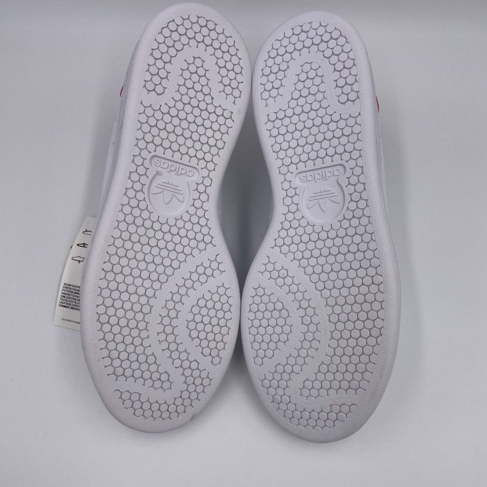 adidas Stan Smith White / Pink Womens Shoes - Picture 6 of 8